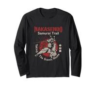 Nakasendo Samurai Trail Japón Guerrero Edo Período Caminante Manga Larga