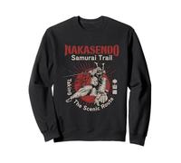 Nakasendo Samurai Trail Japón Guerrero Edo Período Caminante Sudadera