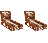 Nākd. Cocoa Delight - Barritas Raw de Fruta y Frutos Secos - 100% Ingredientes Naturales - Sin Azúcar Añadido - 18 x 35g - 630g (Paquete de 2)