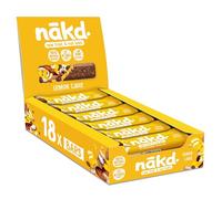 Nākd. Lemon Drizzle | Barritas Raw de Fruta y Frutos Secos | 100% Ingredientes Naturales | Sin Azúcar Añadido | 18 x 35g | 630g