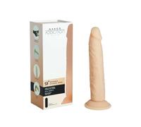 Naked Consolador flexible de silicona de doble densidad Vanilla 22,8 cm