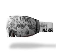 NAKED Optics Gafas de esquí The Storm para hombre, gafas de esquí para mujer, gafas de snowboard, gafas de esquí con lentes intercambiables opcionales para el mal tiempo, gafas de nieve, gafas de