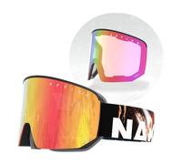NAKED Optics The Nova - Gafas de esquí para hombre, gafas de esquí para mujer, gafas de snowboard (Nova SpaceBears, + lente para mal tiempo incluida)