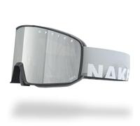NAKED Optics The SOLAR Gafas de esquí para hombre y mujer, resistentes gafas de esquí unisex para hombre y mujer, gafas de nieve de alta calidad con sistema magnético para lentes intercambiables
