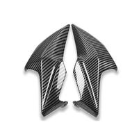 Naked Spoilers Conjunto Cubierta Carenado Faro Delantero Superior Motocicleta ABS Pintado para Z900 2020 2021 2022 2023 2024 Alerones Moto(Carbon Look-1 Set)