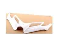 Naked Spoilers para CFMOTO 450SR 2022 2023 Espejos Motocicleta Carenado Delantero Winglets ala Aerodinámica Alerón Lateral Alerones Moto(Blanco)
