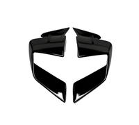 Naked Spoilers para para S1000RR para M1000RR 2019 2020 2021 2022 Motocicleta carenado de ala Fija aerodinámico Winglets Spoiler Kit Accesorios Alerones Moto(Bright Black)