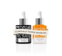 Naked + Thriving Night Set: suero renovador y aceite rejuvenecedor, ácido hialurónico, antienvejecimiento, orgánico, vegano, libre de crueldad animal