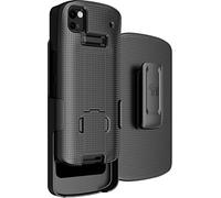 Nakedcellphone - Funda con clip para escáner de computadora móvil Zebra TC53 TC58, funda rígida delgada con soporte y soporte de cadera para cinturón, color negro