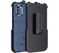 Nakedcellphone - Funda con clip para teléfono Nokia C300, armadura táctica de operaciones especiales, cubierta protectora resistente y [trinquete giratorio] Funda para cinturón [textura de agarre