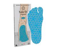 NAKEFIT L'ORIGINAL - Plantillas adhesivas azules hipoalergénicas - 3 pares en paquete - Disfruta de tus actividades al aire libre descalzo, experimenta la libertad! 29 EU