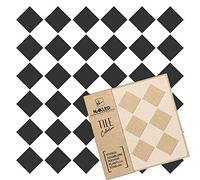 NAKLEO Carreau Tile Plantilla de plástico reutilizable - 30x30cm - Ajedrez Junta Cuadrado - Geométrico marroquí - Adoquín Bloque Concreto Piso Pared Pintura Plantilla Madera
