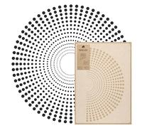 NAKLEO Grande Plantilla de Pintura, Diámetro 60 cm, Mandala de Puntos, Reutilizable Plástico Plantilla, Arte Artesanía DIY, Geométrico Patrón para pintar Muro Suelo Madera Tejido Muebles