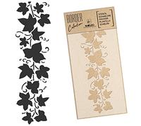 NAKLEO Plantilla de Borde para Pintura 21x45cm, Hiedra Planta Trepadora Patrón, Stencil Plástico y Reutilizable de Dibujo, DIY Artesanía Manualidades Casa Decoración, Pared Madera Tejido Muebles