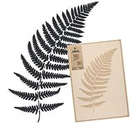 NAKLEO Plantilla de Flores para Pintar Paredes Grandes 43x64cm, Hoja de Helecho Patrón Plástico y Reutilizable, Stencil Manualidades DIY Artesanía Casa Decoración, Piso Madera Tejido Muebles