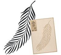 NAKLEO Plantilla de Flores para Pintar Paredes Grandes 43x64cm, Tropical Palmera Hoja Patrón Plástico y Reutilizable, Stencil Manualidades DIY Artesanía Casa Decoración, Piso Madera Tejido Muebles
