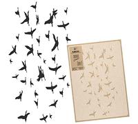 NAKLEO Plantilla para Pintar Paredes Grandes 59x95cm, Gregge Gru Silhouette Patrón Plástico y Reutilizable, Stencil Manualidades DIY Artesanía Casa Decoración, Piso Madera Tejido Muebles