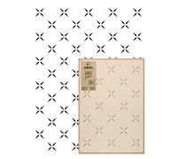 NAKLEO Plantillas para Pintar Paredes Grandes 59x95cm, Stitch Cruz Coser Aguja Patrón, Stencil Plástico y Reutilizable, Geométrico Papel Pintado, Dibujo Manualidades DIY Casa Decoración