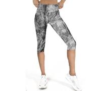 Nakloe - Leggins Cortos Mujer - Mallas Deporte Cortas - Mallas Piratas Fitness, Gym, Yoga Elasticas y No Transparentan (S, Negra)