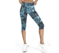 Nakloe - Leggins Cortos Mujer - Mallas Deporte Cortas para Fitness, Gym, Yoga - Elásticas y No Transparentan (M, Azul)