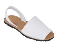 Nakloe - Menorquinas hombre - Sandalias hombre - Sandalias menorquinas - Fabricadas en piel (Blanco, Sistema tallas calzado EU, Adulto, Hombre, Números, mediano, 44)