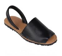 Nakloe - Menorquinas hombre - Sandalias hombre - Sandalias menorquinas - Fabricadas en piel (Negro, Sistema tallas calzado EU, Adulto, Hombre, Números, mediano, 41)