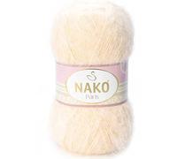NAKO Paris, Hilo de tejer, hilo de ganchillo, chal acrílico para invierno, bufanda, 5 madejas (bola), 40% acrílico premium, 60% poliamida cada madeja/ovillo de 100 g 268 yardas (1204)