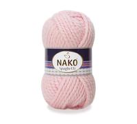 NAKO Spaghetti 10639 - Hilo súper voluminoso - 25% lana, 75% acrílico de alta calidad, 100 g / 66 m, hilo suave y grueso para bufandas, gorros, cárdigans y mantas, 5 madejas