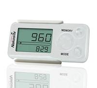 Nakosite PEDI2433-NVW - Mejor Podometro 3D Cuenta Pasos para Mujer Hombre o niño, Contador de Pasos y calorias, Distancia, Clip, Correa. Sin Bluetooth