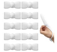 Nakutita 10 Vendajes Para Dedos, Elásticos Blancos Vendajes Tubulares Para Inmovilizar Los Dedos Y Proteger La Herida