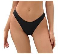 NaLatia Bañador Braguita brasileña Bikini para Mujer Cintura Alta Parte Inferior de Bikini Sexy