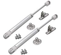 NALCY 2pcs Amortiguadores de Gas 100N, Resorte de Gas Mueble, Pistones a Gas Armarios, Hidráulico Amortiguador Puertas, Bisagra para armario, Resortes de Compresión