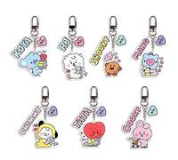 NALCY BTS Llavero: 7 Piezas Animal Colgantes, Kpop Coleccionable Para JIN, SUGA, J-HOPE, RM, JIMIN, V, JUNGKOOK - Accesorio Para Bolsa A.R.M.Y Fans Regalo