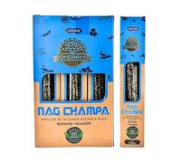NALE. Incienso ULLAS Orgánico Nag Champa - 25g - Varillas Hechas a Mano 100% Naturales para Meditación, Yoga y Relajación - Aroma de Larga Duración (Nag Champa)