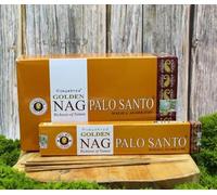 NALE. Incienso Vijayshree Golden Nag Palo Santo - 12 Cajitas de 15g (180g Total) - Varillas Masala Naturales para Purificación, Alivio del Estrés y Meditación - Hecho en India. (Champa)