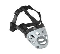 NALEINING Bozal para perro, nuevo bozal de goma suave para mascotas, resistente y ligero, para perros grandes, medianos y pequeños (XL, gris)