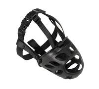 NALEINING Bozal para perro, nuevo bozal de goma suave para mascotas, resistente y ligero, para perros grandes, medianos y pequeños (XL, negro)