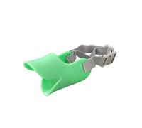 NALEINING Bozal para perro, silicona suave, cómodo y transpirable, bonito bozal para perros pequeños (mediano, verde)