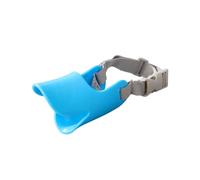 NALEINING Bozal para perro, silicona suave, cómodo y transpirable, bonito bozal para perros pequeños (pequeño, azul)