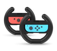 NALENSY Switch - Volante para mando Nintendo Switch Joy Con, agarre para volante de carreras Switch Mario Kart 8 Deluxe para Switch OLED Joy Con, paquete de 2 volantes Switch Mario Kart