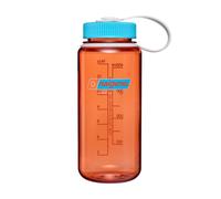 Nalgene 16oz Botella de Agua Boca Ancha Sin BPA USA, Flama + Atolón Azul