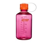 Nalgene 473ml Estrecho Boca Agua Botella sin Bpa USA Made, Fucsia Morado + Llama
