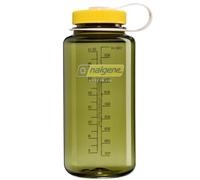 Nalgene 946ml Boca Amplia Agua Botella,sin Bpa USA Made - Aceite Verde +
