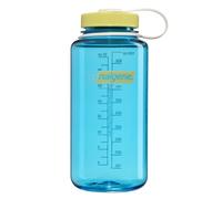 Nalgene 946ml Boca Amplia Agua Botella, sin Bpa USA Made - Azul Atoll + Escarola