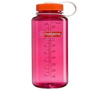 Nalgene 946ml Boca Amplia Agua Botella,sin Bpa USA Made - Fucsia + Llama Naranja