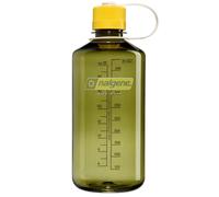 Nalgene 946ml Estrecho Boca Agua Botella,sin Bpa USA Made,Aceite Verde + Yellow