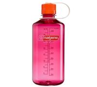 Nalgene 946ml Estrecho Boca Agua Botella sin Bpa USA Made, Fucsia Morado + Llama