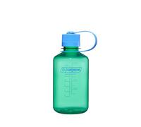 Nalgene Botella de agua, ligera, sostenida Tritan sin BPA, inastillable, para mochileros, senderismo, gimnasio, 16 onzas, boca estrecha, verde pastel
