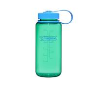Nalgene Botella de agua, ligera, sostenida Tritan sin BPA, inastillable, para mochileros, senderismo, gimnasio, 16 onzas, boca ancha, verde pastel