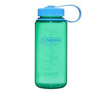 Nalgene Botella de agua, ligera, sostenida Tritan sin BPA, inastillable, para mochileros, senderismo, gimnasio, 16 onzas, boca ancha, verde pastel